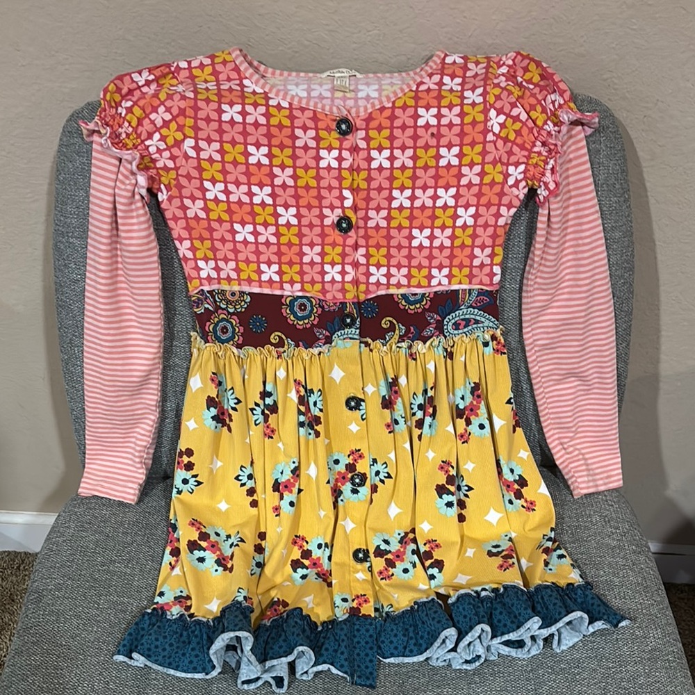Matilda Jane Floral Pink and Yellow Dress